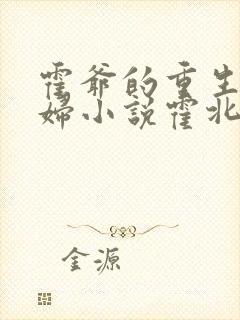 霍爷的重生小媳妇小说霍北江