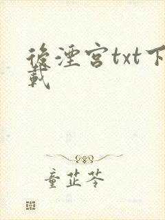 后湮宫txt下载