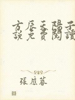 方辰天阳子的小说免费阅读