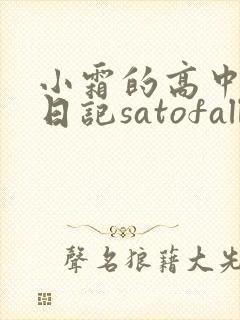 小霜的高中成长日记satofall