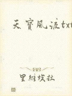 天宝风流txt
