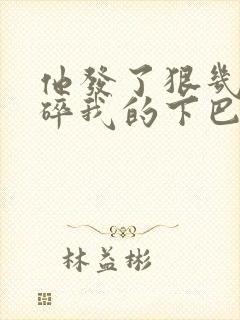 他发了狠几乎捏碎我的下巴