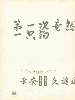 第一次竟然给了一只狗