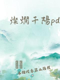 灿烂千阳pdf