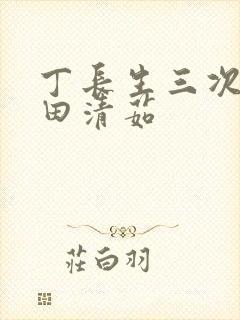 丁长生三次进入田清茹