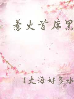 惹火首席黑老大