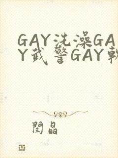 GAY洗澡GAY武警GAY软件