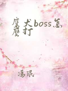 鹰犬boss怎么打
