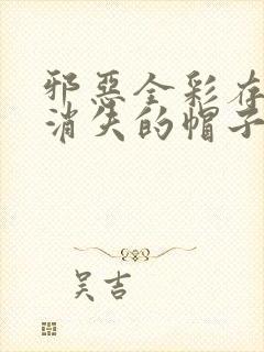 邪恶全彩存在感消失的帽子