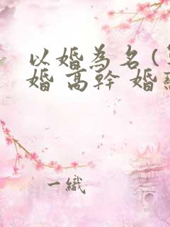 以婚为名 (军婚 高干 婚恋)