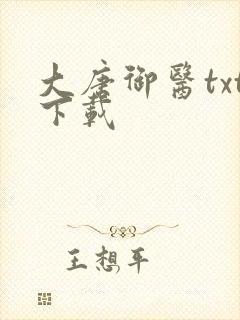 大唐御医txt下载