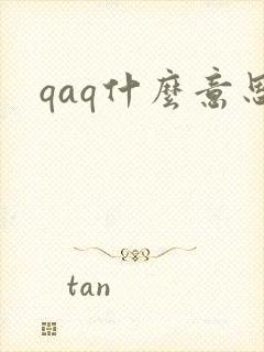 qaq什么意思