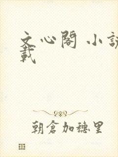 文心阁 小说连载