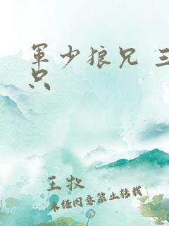 军少狼兄 三两只