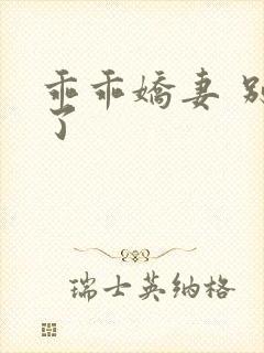 乖乖娇妻 别闹了