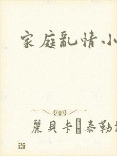 家庭乱情小说