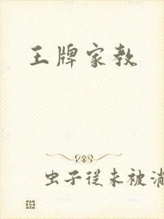 王牌家教