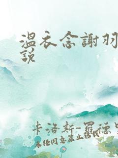 温衣念谢羽渊小说