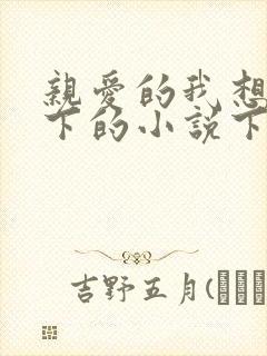亲爱的我想你我下的小说下载