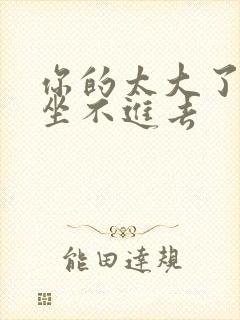 你的太大了老师坐不进去