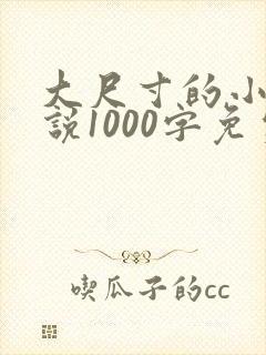 大尺寸的小黄说说1000字免费