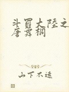 斗罗大陆之肉奴唐舞桐