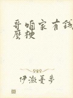 哥咱家有钱了什么梗