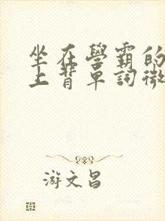 坐在学霸的棍子上背单词微博