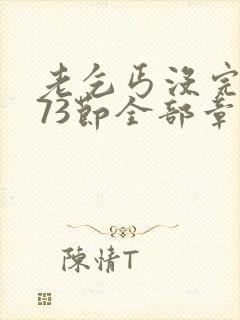 老乞丐没完没了73节全部章节内容