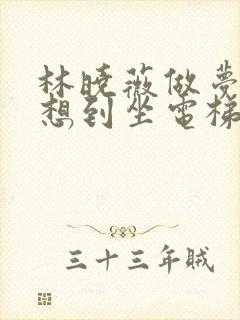 林晓薇做梦也没想到坐电梯到小区物业