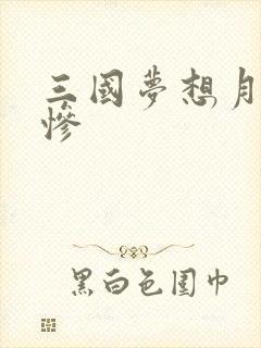 三国梦想月英无惨
