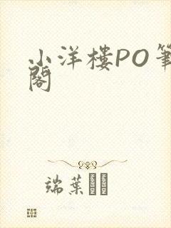 小洋楼PO笔趣阁