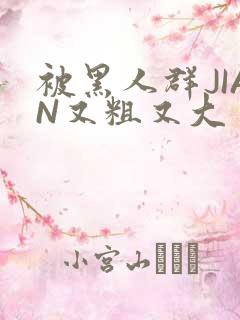 被黑人群JIAN又粗又大