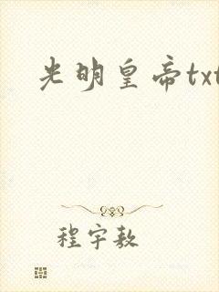 光明皇帝txt