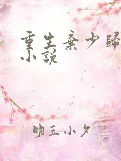 重生弃少归来 小说