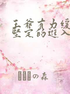 王爷有力缓慢而坚定的进入