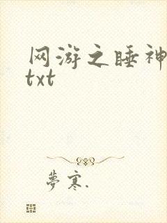 网游之睡神传说txt