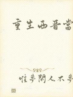 重生西晋当太子