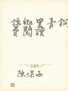 锦乡里青铜穗免费阅读