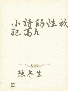 小诗的性放荡日记高h