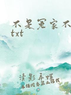 不是冤家不聚头txt