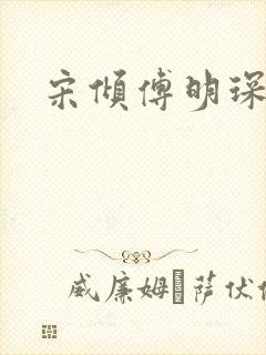 宋倾傅明琛小说