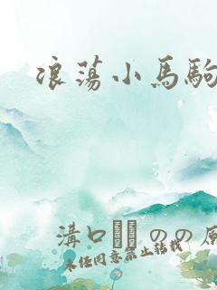 浪荡小马驹