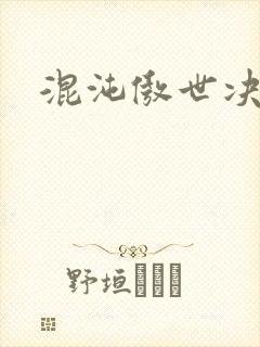 混沌傲世决