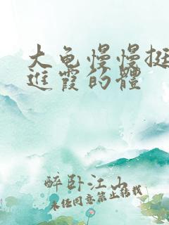 大龟慢慢挺进王进霞的体