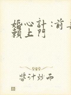 婚心计 :前妻赖上门
