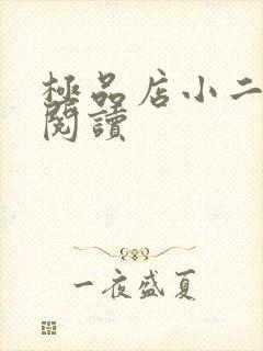 极品店小二全文阅读