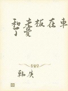 和老板在车里做了爱