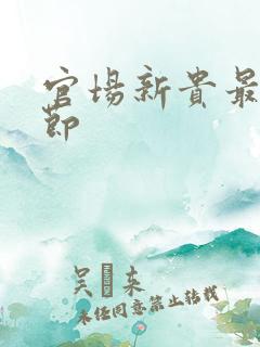 官场新贵最新章节