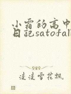 小霜的高中成长日记satofall